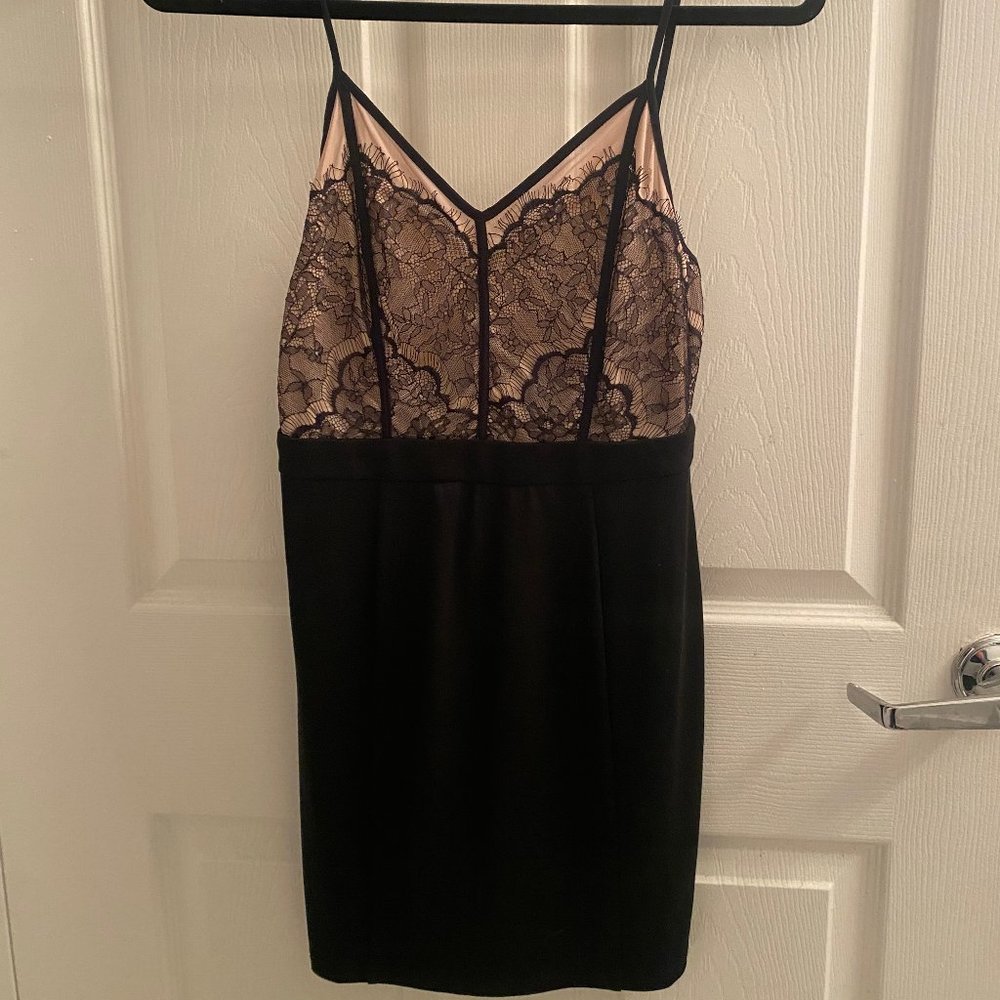Lace Black Cocktail Dress